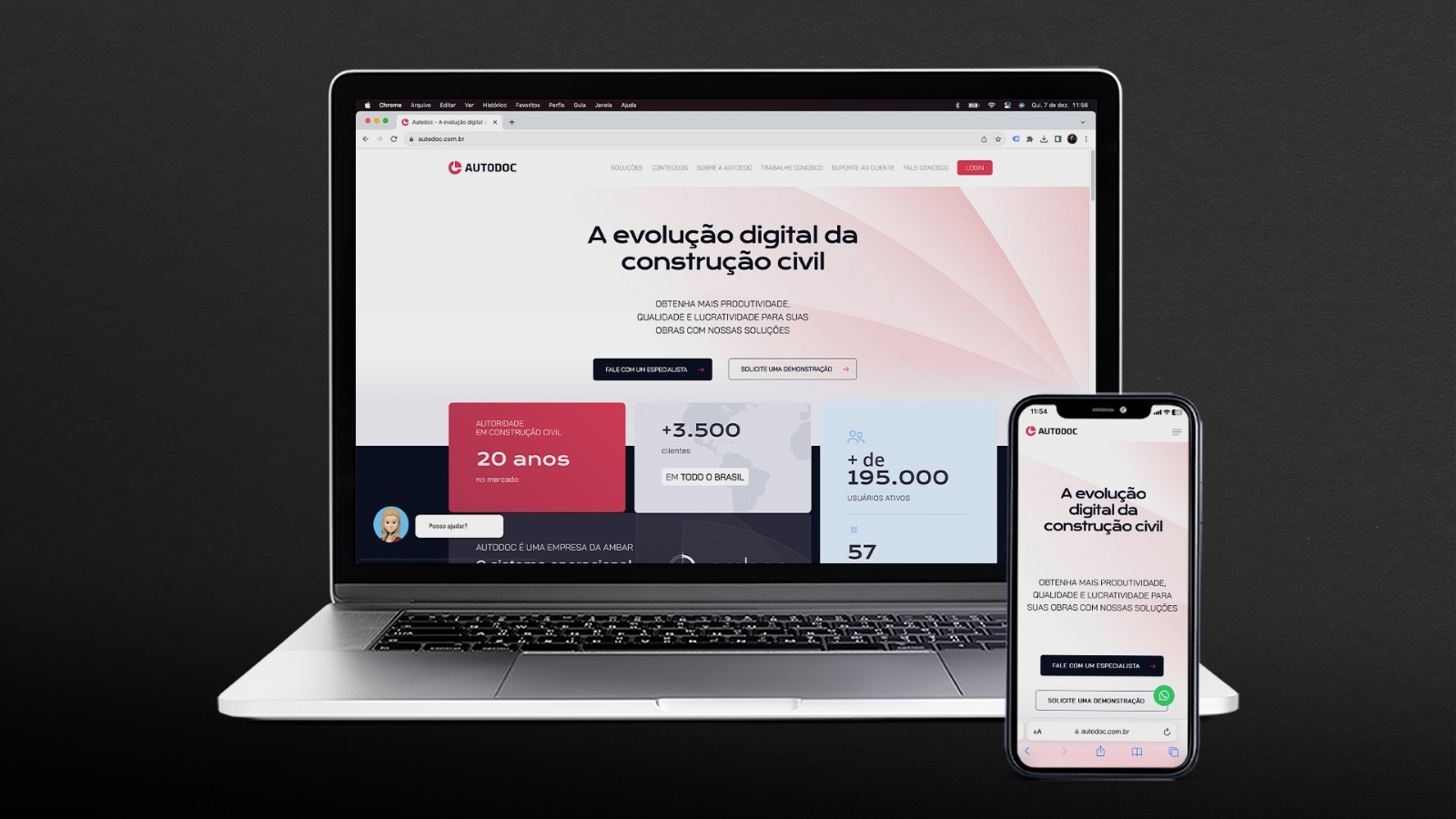 Novo site da Autodoc apresenta soluções para construção